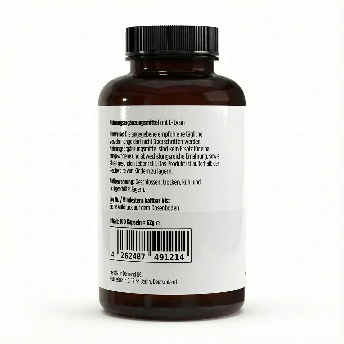 L-Lysin - 100 Kapseln