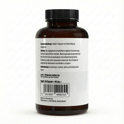 Gepuffertes Vitamin C 500mg + Magnesium - 240 Kapseln