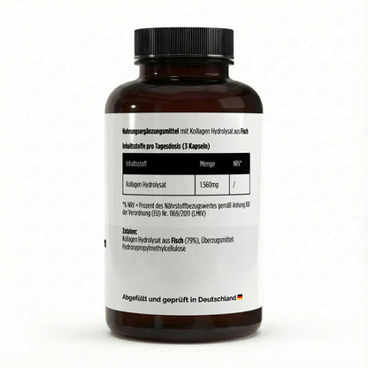 Marine Kollagen Peptide (2000-5000 DA) - 120 Kapseln