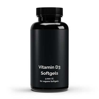 Vitamin D3 3.000 I.E - 60 vegane Softgels